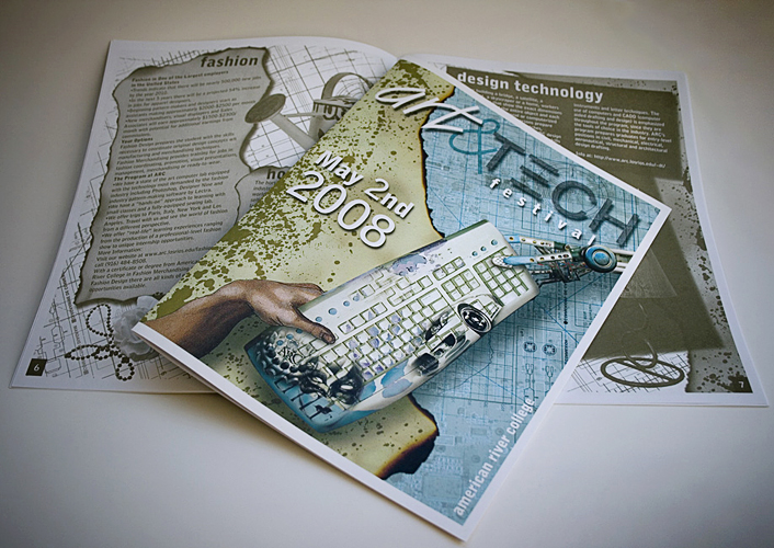 Olena Bilyk: Art&Tech Festival Poster